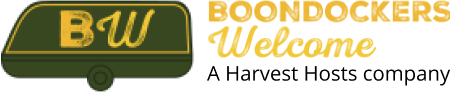 Boondockers Welcome - A Harvest Hosts Company Logo